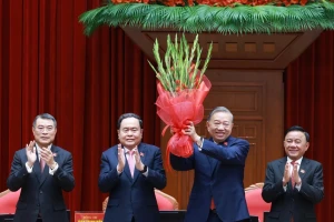 Lãnh đạo Lào, Trung Quốc, Campuchia chúc mừng Tổng Bí thư Tô Lâm