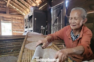 Làng bánh tráng 40 năm ở Đắk Lắk hối hả vào vụ Tết