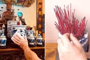 Ngày, giờ đẹp để bao sái ban thờ và rút tỉa chân nhang giúp rước lộc vào nhà