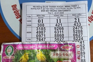 Cô gái Tây Ninh vứt nhầm vé số trúng giải phụ đặc biệt vào thùng rác