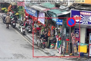 Chỉ trong một ngày, 'mắt thần' camera AI phát hiện hơn 300 trường hợp vi phạm trật tự đô thị tại Hà Nội
