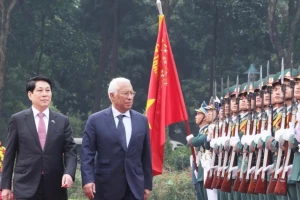 Chủ tịch nước Lương Cường chủ trì lễ đón Chủ tịch Hội đồng châu Âu