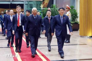 Chủ tịch Hội đồng châu Âu António Costa bắt đầu thăm chính thức Việt Nam