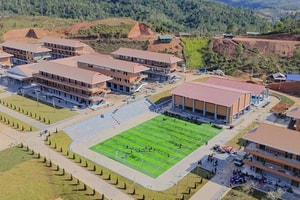 Ngày mai, chính thức khánh thành trường liên cấp trăm tỷ hiện nhất vùng biên phía Bắc