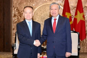 Tổng Bí thư Tô Lâm tiếp Đặc phái viên của Tổng Bí thư, Chủ tịch Trung Quốc Tập Cận Bình