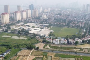 Dự án chống ngập khu đô thị cao cấp Hà Nội được phép xây cống qua đê sông Hồng