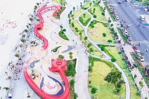 Công viên hơn 1.000 tỷ đồng nằm ven bãi biển sôi động nhất miền Nam gặp khó sau 2 tháng khánh thành