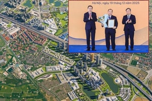 Doanh nghiệp do đại gia Khoa ‘khàn’ đứng đầu khởi công khu đô thị đa mục tiêu đầu tiên Hà Nội, quy mô gần 700ha