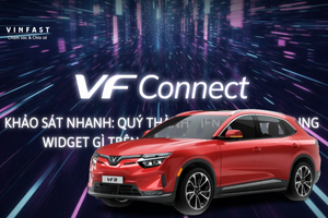VinFast kêu gọi người dùng 'hiến kế' để cá nhân hoá hiển thị trên ô tô điện