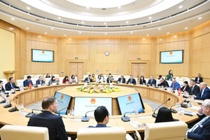 Công ty quản lý 14.000 tỷ USD đến trụ sở Bộ Công Thương, tìm hiểu cơ hội đầu tư tại Việt Nam