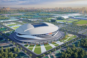 Chỉ 1 năm nữa, Việt Nam sẽ đón sân vận động mới đủ lực tổ chức World Cup, sức chứa gấp rưỡi sân Mỹ Đình