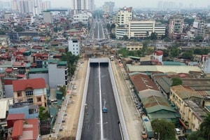 Hà Nội sắp vận hành hầm chui thứ 2 trăm tỷ đi dưới đường sắt