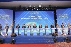 Hòa Phát (HPG) khởi công dự án khu công nghiệp gần 355ha tại Bắc Ninh