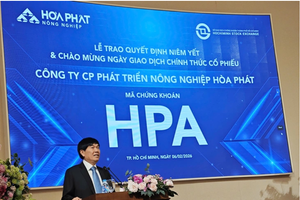 Nông nghiệp Hòa Phát (HPA) chính thức lên sàn HoSE, vốn hóa cán mốc 12.400 tỷ đồng