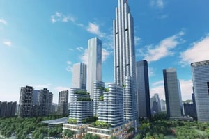 Sắp khánh thành tòa nhà chọc trời cao gần 400m: Kiến trúc xếp tầng độc đáo, là không gian làm việc cho 13.000 người
