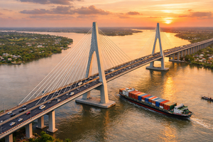 Miền Tây sắp có cây cầu dài 5km bắc qua dòng sông biểu tượng, tuổi thọ lên đến 100 năm
