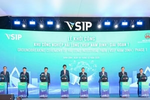 VSIP khởi công khu công nghiệp hơn 2.200 tỷ tại Ninh Bình