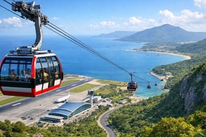 Việt Nam dự kiến có tuyến cáp treo trên đảo, kết nối đến sân bay xây từ thời Pháp thuộc