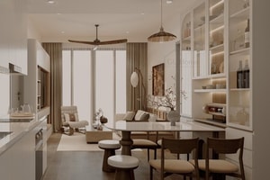Tận hưởng cuộc sống tối giản trong căn hộ mang đậm phong cách Japandi