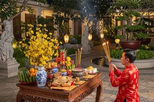 Văn khấn Giao thừa Tết Nguyên đán Bính Ngọ trong nhà và ngoài trời đầy đủ, chi tiết nhất