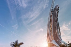 Sắp có tòa tháp chọc trời vươn mình giữa biển khơi: Được bao phủ kính cong, tọa lạc tại đặc khu lớn bậc nhất cả nước