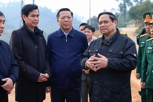 Kiểm tra, chúc Tết tại công trường hai cao tốc trọng điểm phía Bắc có bóng dáng Đèo Cả, Thủ tướng chốt thời điểm hoàn thành