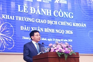 Bộ Tài chính: Mục tiêu vốn hóa thị trường chứng khoán 2026 đạt ít nhất 100% GDP, tăng 37-50%