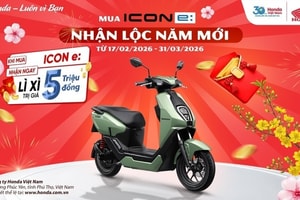 Bất ngờ lớn sau Tết: Mua mẫu xe điện không cần bằng A1 của Honda nhận ngay 5 triệu lì xì tiền mặt