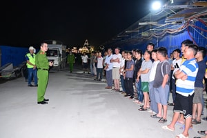 Kiểm tra đột xuất 625 công nhân, phát hiện 3 ca dương tính với ma túy