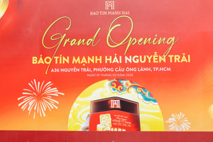 Khai trương cửa hàng lớn nhất của Bảo Tín Mạnh Hải tại TP. HCM