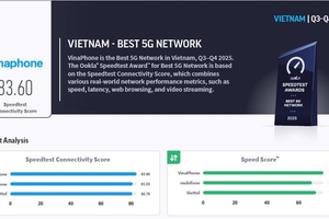Nhà mạng Việt nào vừa được công nhận '5G tốt nhất Đông Nam Á'?