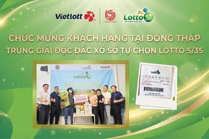 Anh T. trúng giải Độc đắc của Vietlott nhờ mua vé số sau khi tập thể dục buổi sáng