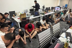 Đột kích 40 khách sạn, căn hộ và biệt thự, tạm giữ hàng trăm 'cán bộ online'