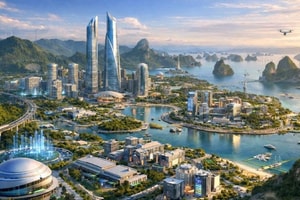 Việt Nam sắp có khu kinh tế số và tri thức tự do hơn 26.000ha, tọa lạc tại tỉnh sẽ lên TP trực thuộc Trung ương