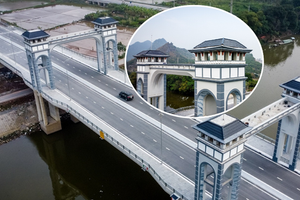 Lần đầu tiên Việt Nam sở hữu cây cầu có tháp vọng cảnh độc đáo: Nằm trên tuyến đường nghìn tỷ tại tỉnh sắp trở thành TP trực thuộc Trung ương
