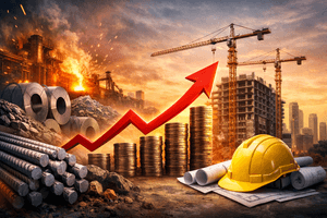 Thị trường thép đón loạt tin vui đầu năm: Doanh nghiệp niêm yết hưởng lợi từ nhu cầu xây dựng và xuất khẩu