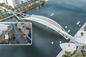 Cầu đi bộ nghìn tỷ sở hữu kiến trúc độc đáo nhất thế giới tại Việt Nam đạt dấu mốc mới
