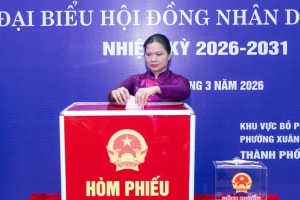 Lá phiếu gửi gắm kỳ vọng vào một nhiệm kỳ mới với nhiều quyết sách đúng đắn