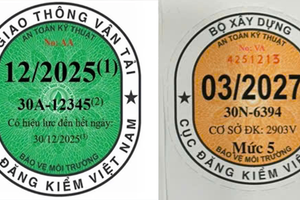 Lý do tem đăng kiểm mới không in ngày hết hạn