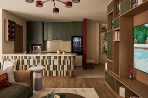 Cải tạo căn hộ bằng vài thay đổi nhỏ trong layout, cặp đôi trẻ tạo nên một không gian sống vừa lạ vừa ấm cúng