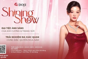Sau thành công tại Hải Phòng, triển lãm trang sức DOJI Shining Show chuẩn bị đổ bộ Đà Nẵng