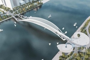 Lần đầu tiên Việt Nam có cây cầu nghìn tỷ với kiến trúc lá dừa độc đáo: Vòm thép được vận chuyển theo cách đặc biệt, tọa lạc tại TP giàu nhất cả nước