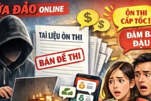 Rao bán 'tài liệu ôn thi viên chức giáo dục' tỉnh Quảng Trị trên mạng