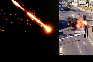 Tel Aviv chìm trong mưa bom, Iran nã ‘bom chùm ác quỷ’ trả đũa Israel