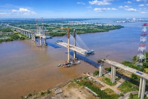 Chỉ 2 tháng nữa cầu dây văng tĩnh không cao nhất Việt Nam sẽ hợp long, lộ diện khu vực hưởng lợi lớn nhất