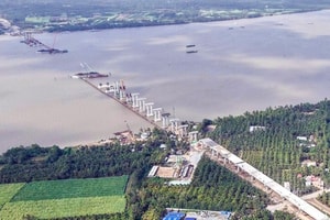 Cây cầu 8.000 tỷ xóa bỏ toàn bộ các bến phà lâu đời, nối thông 2 tỉnh thành miền Tây vượt tiến độ thi công