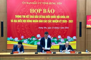 Hưng Yên công bố danh sách người trúng cử đại biểu Quốc hội và HĐND