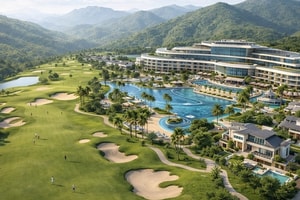 Khu nghỉ dưỡng sân golf nghìn tỷ quy mô hơn 75ha tại TP tương lai của Việt Nam có chuyển động mới