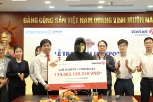 Chính thức lộ diện người trúng giải Vietlott 114 tỷ đồng