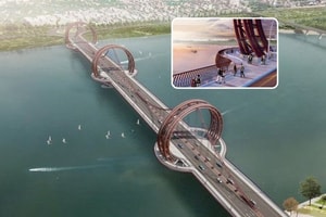 Lần đầu tiên trong lịch sử: Việt Nam sẽ làm cầu sở hữu kết cấu võng tự neo, tọa lạc tại khu kinh tế lâu đời bậc nhất cả nước
